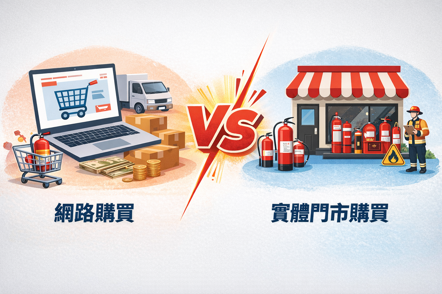 消防設備批發！！網路與實體門市大比拼